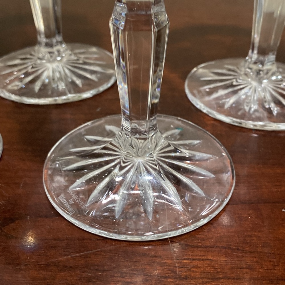Vintage, Set of 4, Marquis Waterford Brookside Beverage Glasses. 12 OZ - Picture 2 of 9